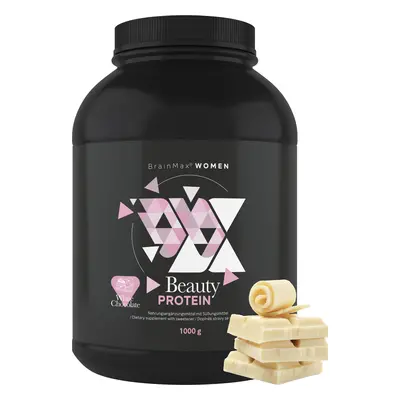 BrainMax Women Beauty Protein, protein pro ženy s kolagenem, keratinem a vitamíny, 1000 g Příchu