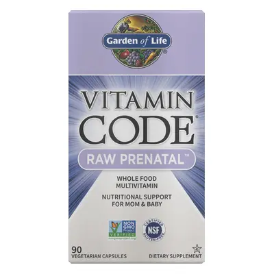 Garden of Life Vitamin Code RAW Prenatal (multivitamín pro těhotné ženy), 90 rostlinných kapslí