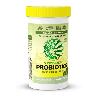 Sunwarrior Probiotics 30 V-Caps, Probiotika, 30 Vegan kapslí