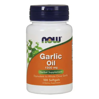 Now® Foods NOW Garlic Oil, česnekový olej, 1500 mg, 100 softgel kapslí