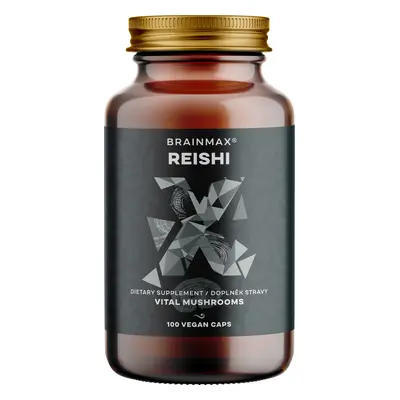 BrainMax Reishi extrakt, 50 % polysacharidů a 20 % beta-1,3/1,6 D-glukanů, 500 mg