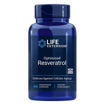 Life Extension Optimized Trans-Resveratrol 250 mg, 60 kapslí