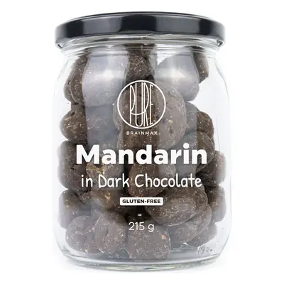 BrainMax Pure Mandarin in Dark Chocolate, Lyofilizované mandarinky v hořké čokoládě