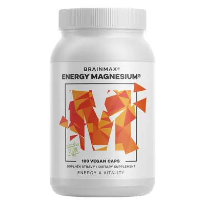 BrainMax Energy Magnesium®, 1000 mg, Hořčík Malát 200 mg