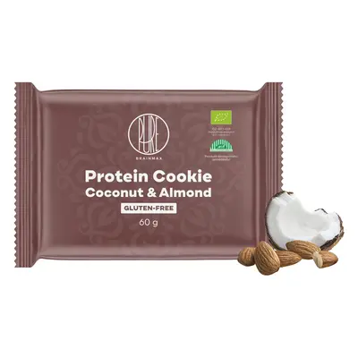 BrainMax Pure Protein Cookie, Kokos & Mandle, BIO, 60 g