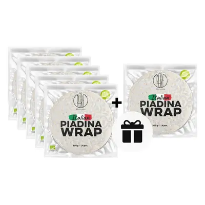 5+1 ZDARMA: BrainMax Pure Piadina Wrap BIO, 4 ks