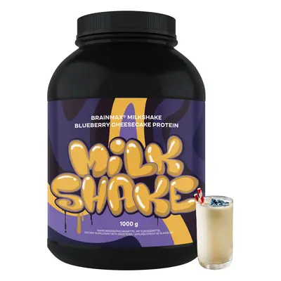 BrainMax Milkshake Protein, 1000 g Příchuť: Borůvkový cheesecake