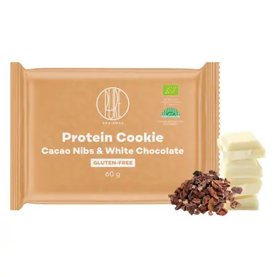 BrainMax Pure Protein Cookie, Kakaové boby & Bílá čokoláda, BIO