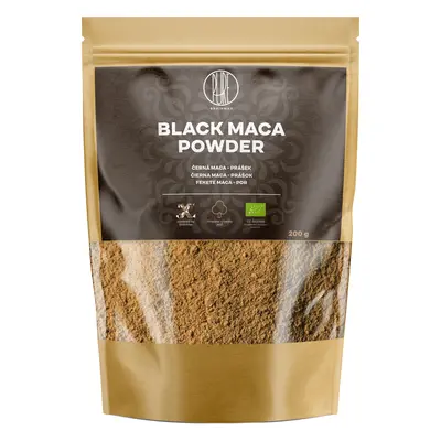 BrainMax Pure Black Maca Powder, Maca černá BIO, prášek