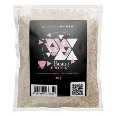 BrainMax Women Beauty Protein, protein pro ženy s kolagenem, keratinem a vitamíny, 35 g, VZOREK 