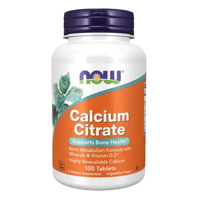 Now® Foods NOW Calcium Citrate with minerals & Vitamin D-2 (vápník s minerály a vitamínem D2), 1