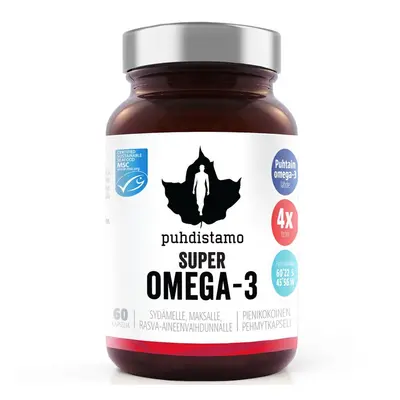 Puhdistamo - Super Omega 3 60 kapslí