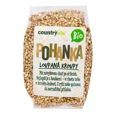 CountryLife - Pohanka loupaná kroupy BIO, 500g