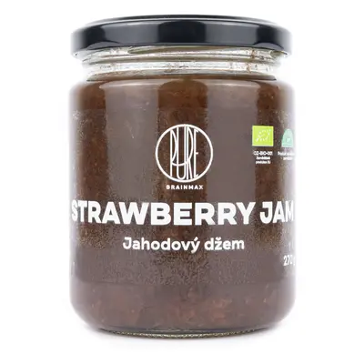 BrainMax Pure Strawberry Jam, Džem Jahoda, BIO, 270g