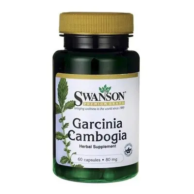 Swanson Garcinia Cambogia 5:1 Extract, 80 mg, 60 kapslí