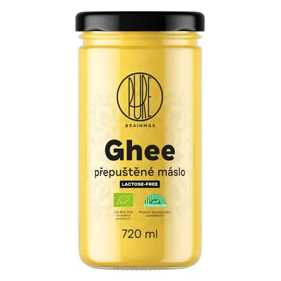 BrainMax Pure Ghee, přepuštěné máslo GHÍ, BIO