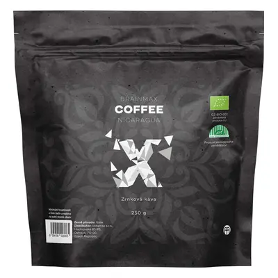 BrainMax Coffee Nicaragua, zrnková káva, BIO, *CZ-BIO-001 certifikát