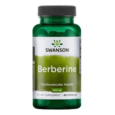 Swanson Berberine, 400 mg, 60 rostlinných kapslí