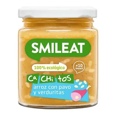 Smileat příkrm krůta s rýží a zeleninou s extra panenským olivovým olejem, 10M+, BIO