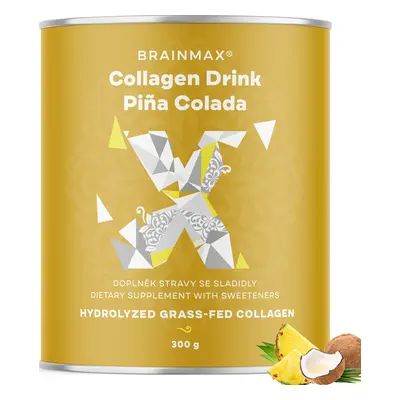 BrainMax Pure Collagen Drink, kolagen nápoj, piña colada