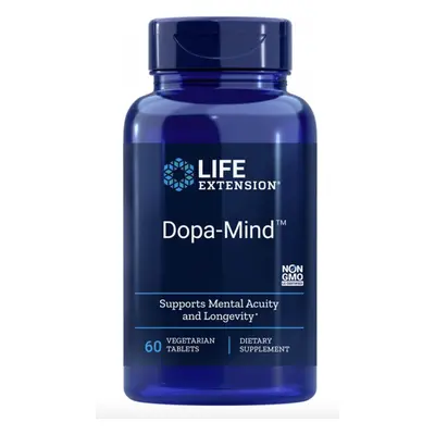 Life Extension Dopa-Mind, podpora dopaminu, 60 rostlinných kapslí