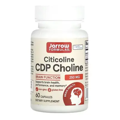 Jarrow Formulas CDP cholin, Citikolin, 250 mg, 60 kapslí