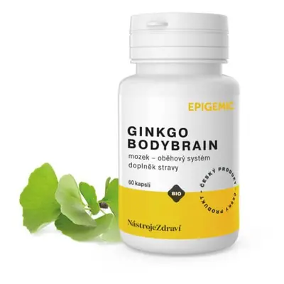 Epigemic® Ginkgo BodyBrain, ginkgo biloba, 60 kapslí