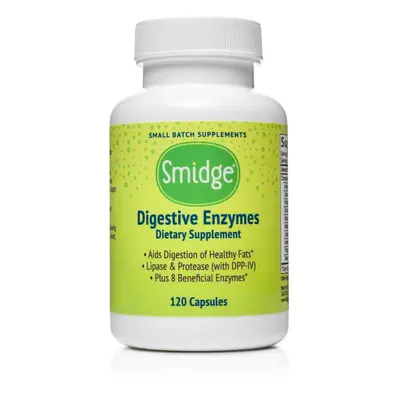 Smidge Digestive Enzymes, trávicí enzymy, 120 rostlinných kapslí