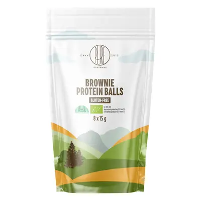 BrainMax Pure Protein Balls Brownie, Proteinové kuličky, Brownie, BIO, 8 ks