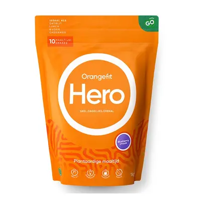 Orangefit Hero, rychlá snídaně, borůvka, 1000 g