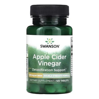 Swanson Apple Cider Vinegar, jablečný ocet, 200 mg, 120 tablet