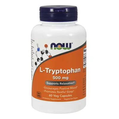 Now® Foods NOW L-Tryptofan 500 mg, 60 rostlinných kapslí