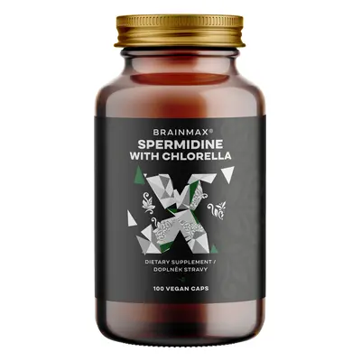 BrainMax Spermidine Chlorella 2,5 mg, 100 rostlinných kapslí