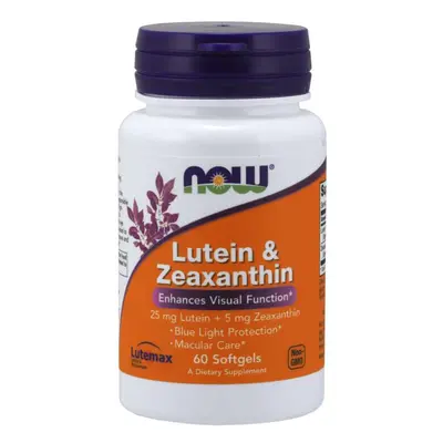 Now® Foods NOW Lutein & Zeaxanthin (zdraví očí), 60 softgel kapslí