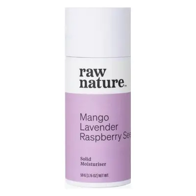 Raw Nature Solid Moisturiser, tuhý hydratační krém, mango, levandule, malinová semínka, 50 g