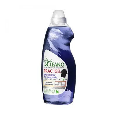 Cleano Prací Gel, Ekologický, na tmavé prádlo, 1,5 L