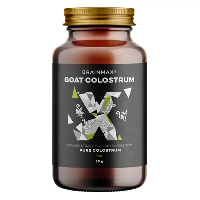 BrainMax Goat Colostrum, kozí kolostrum v prášku, 50 g