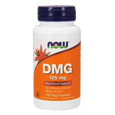 Now® Foods NOW DMG (Dimethylglycin), 125 mg, 100 rostlinných kapslí