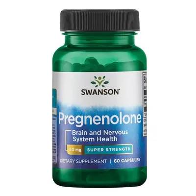 Swanson Pregnenolone 50 mg, 60 kapslí