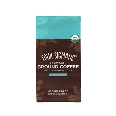 Four Sigmatic Ashwagandha & Chaga Adaptogen Ground Coffee Mix, 340 g