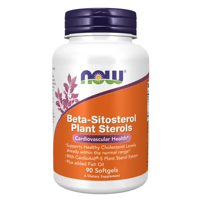 Now® Foods NOW Beta-Sitosterol Plant Sterols (optimalizace cholesterolu), 90 softgelových kapslí