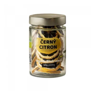 Garlio Bio černý citron 40g PLÁTKY