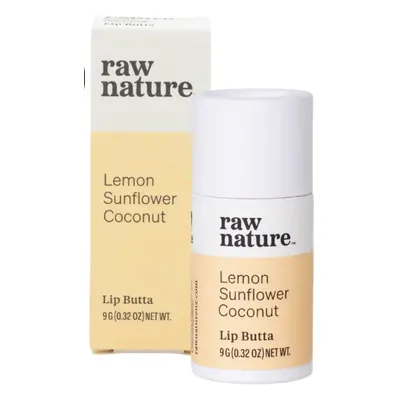 Raw Nature Raw Nature, Natural Lip Balm, Přírodní balzám na rty, Citrón, 9 g