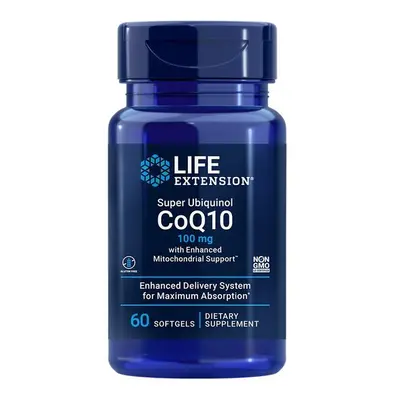 Life Extension Super Ubiquinol CoQ10 with Enhanced Mitochondrial Support, koenzym Q10, 100 mg, 6