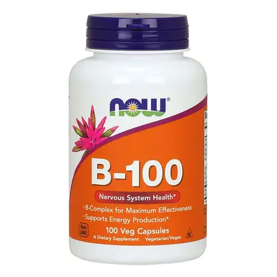 Now® Foods NOW Vitamin B-100 Complex, 100 rostlinných kapslí