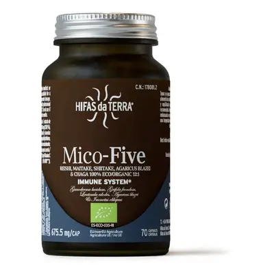 Hifas da Terra Mico-Five, podpora imunity, BIO, 70 kapslí