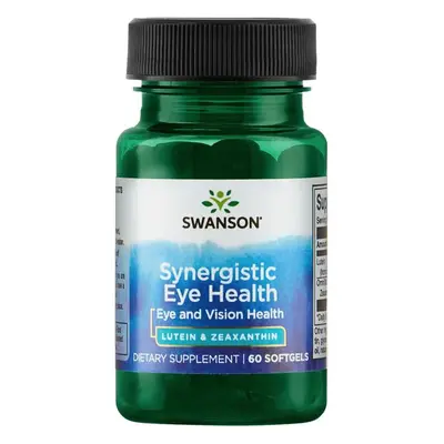 Swanson Synergistic Eye Health - Lutein & Zeaxanthin (zdraví očí), 60 softgelových kapslí