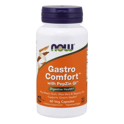 Now® Foods NOW Gastro Comfort s PepZin GI, 60 rostlinných kapslí