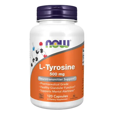 Now® Foods NOW L-Tyrosine, 500 mg, 120 kapslí