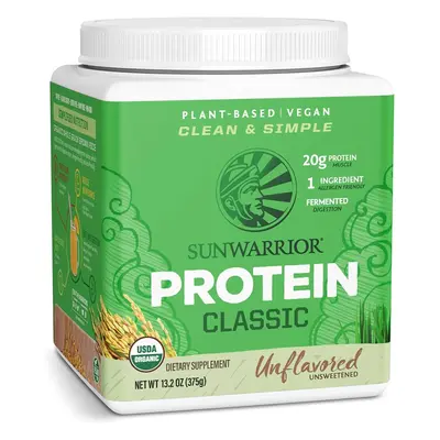 Sunwarrior Classic Protein, neochucený, 375 g